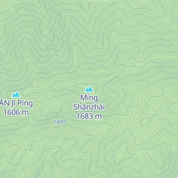 Map of Míng Shānzhài
