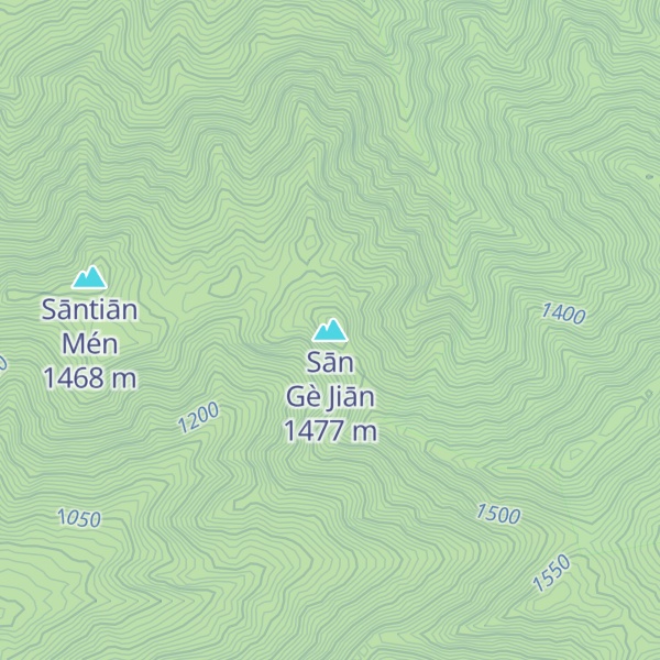 Map of Sān Gè Jiān