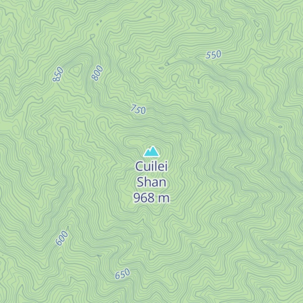 Map of Cuilei Shan