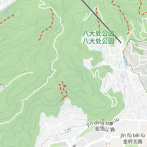 Map of Hǔ Tóu Fēng