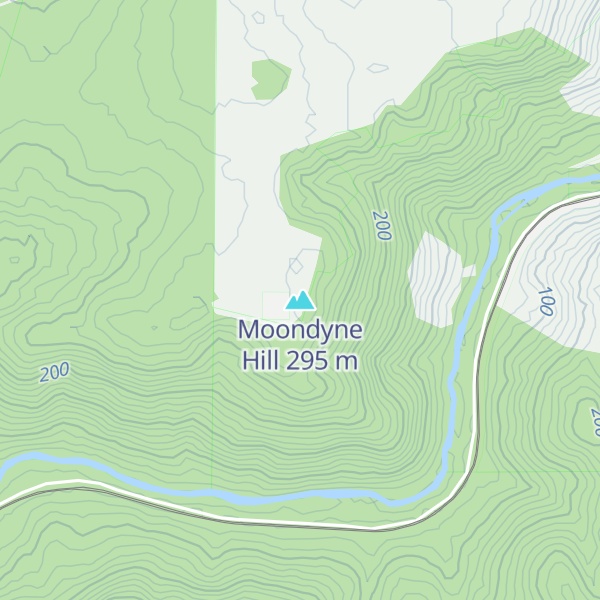 Map of Moondyne Hill