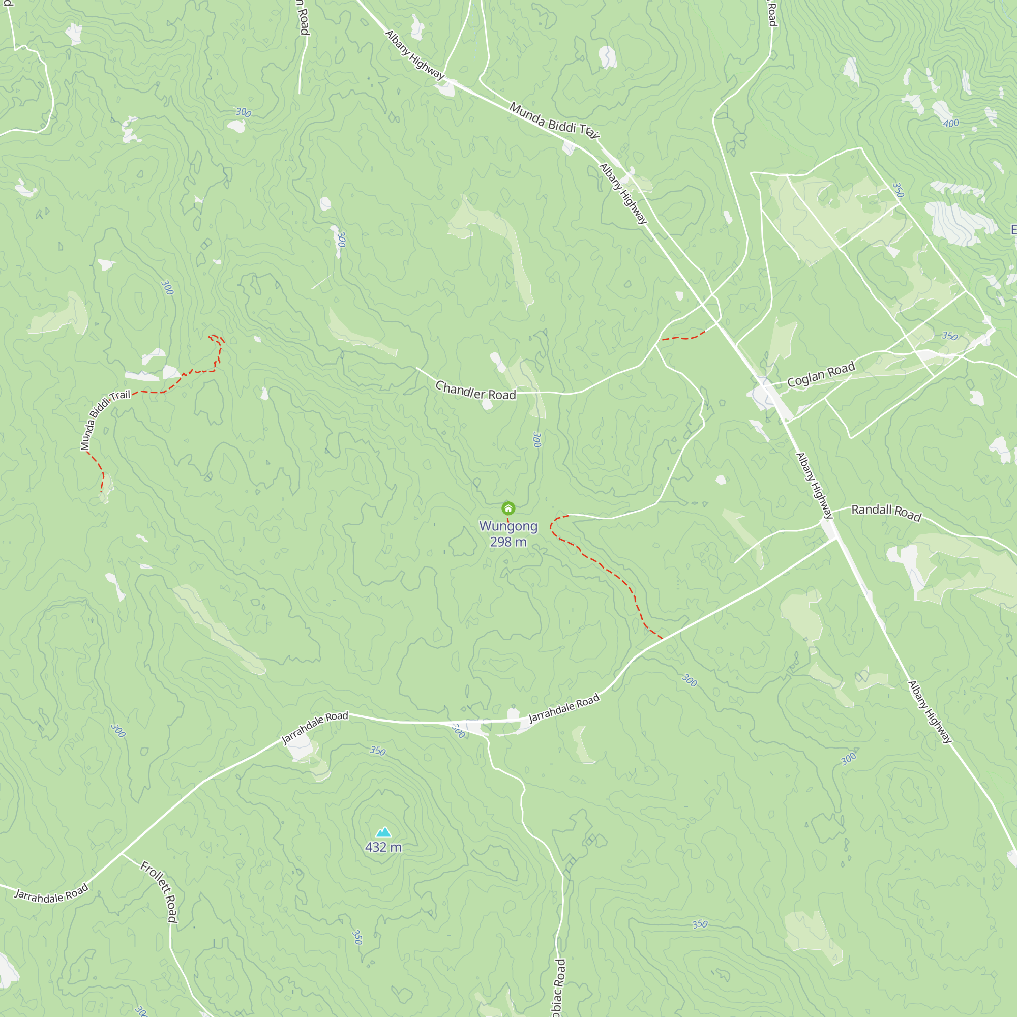 Wungong map