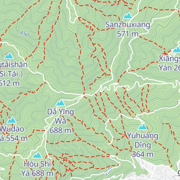 Map of Shuāngshí Dòngshān