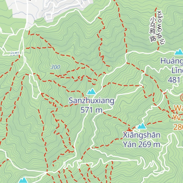 Map of Sanzhuxiang