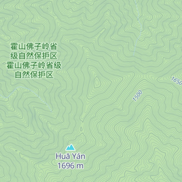 Map of Baimajian Mountain