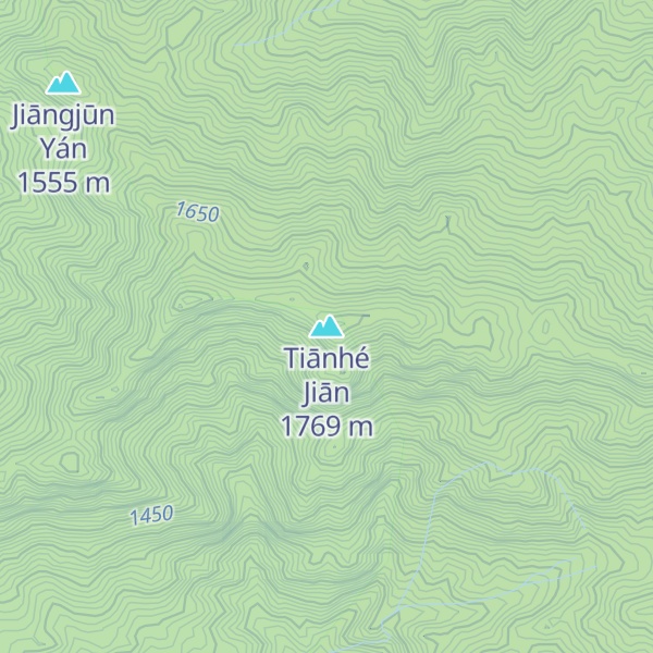 Map of Tiānhé Jiān