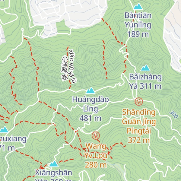 Map of Huángdào Lǐng