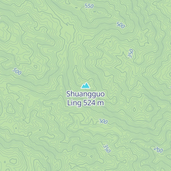 Map of Shuangguo Ling