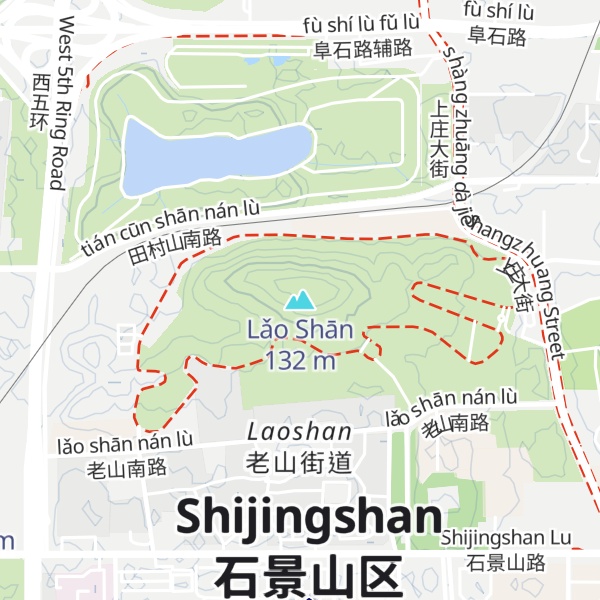 Map of Lǎo Shān