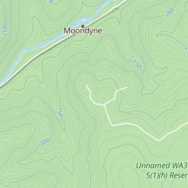 Map of Bald Hill