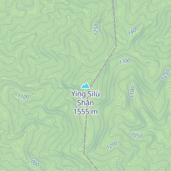 Map of Yíng Sìlù Shān