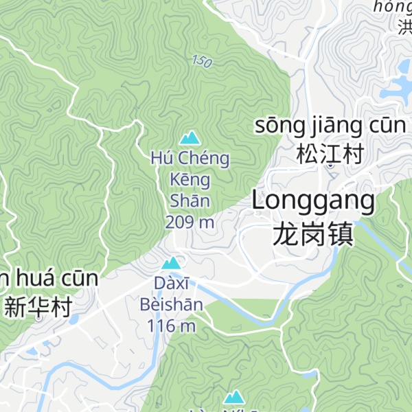 Map of Shē é Shān