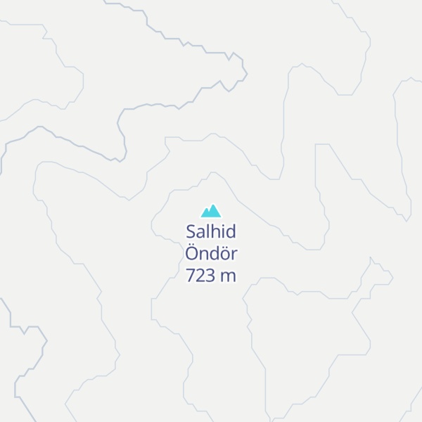 Map of Salhid Öndör