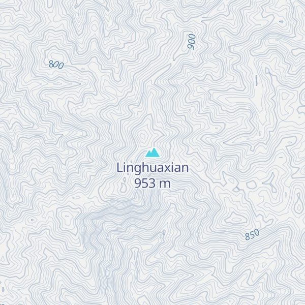 Map of Linghuaxian