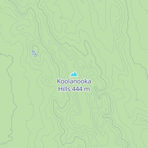 Map of Koolanooka Hills