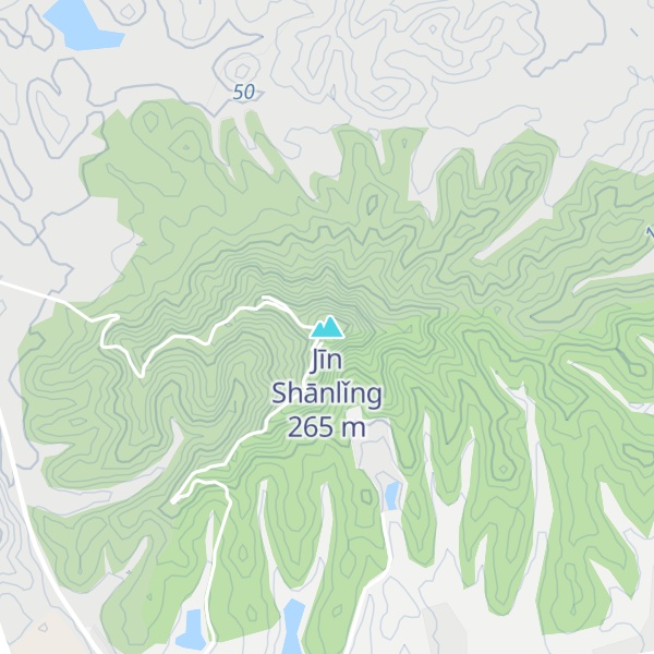 Map of Jīn Shānlǐng