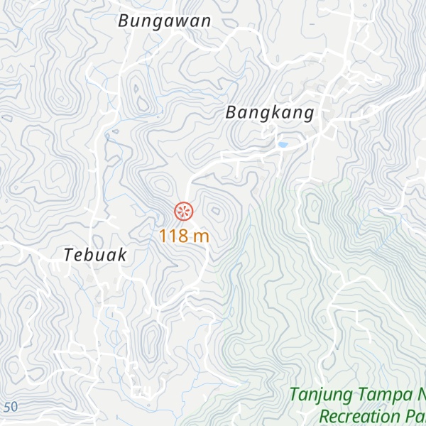 Map of Gunung Gua