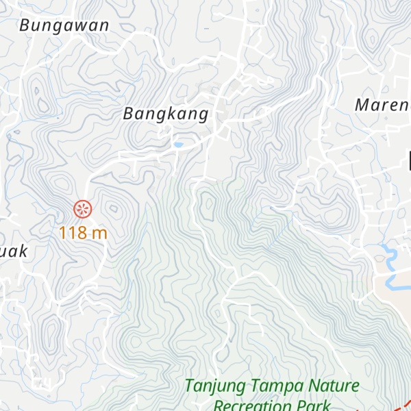Map of Gunung Prabu