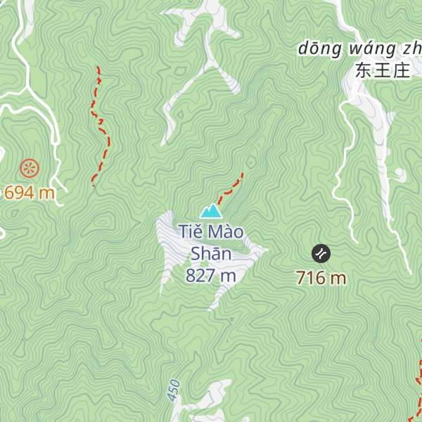 Map of Tiě Mào Shān