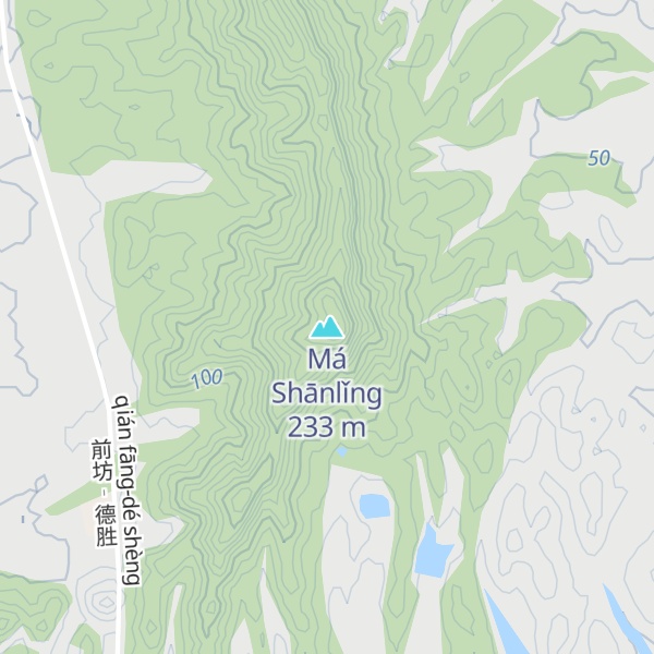 Map of Má Shānlǐng