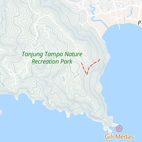 Map of Gunung Dundang