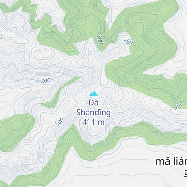 Map of Dà Shāndǐng
