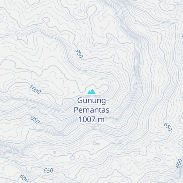 Map of Gunung Pemantas
