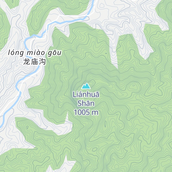 Map of Liánhuā Shān