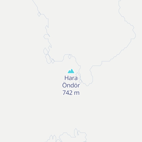 Map of Hara Öndör