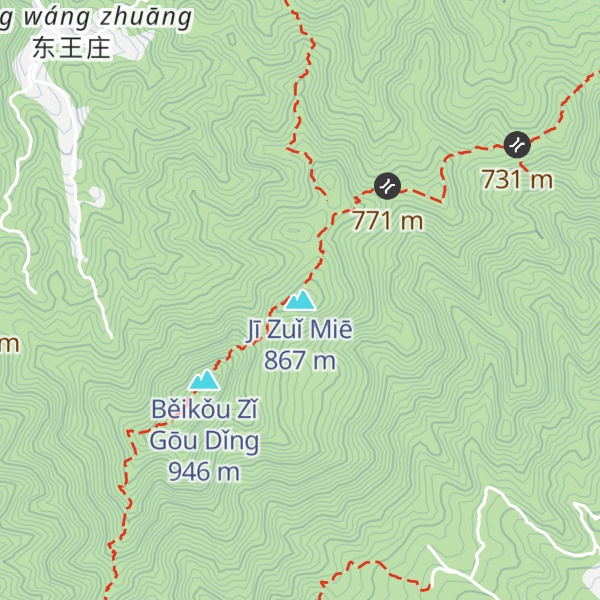 Map of Jī Zuǐ Miē