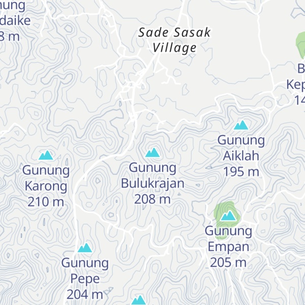 Map of Gunung Bulukrajan