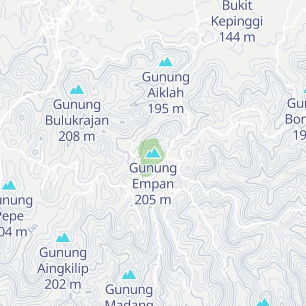 Map of Gunung Empan