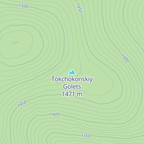 Map of Tokchokonskiy Golets