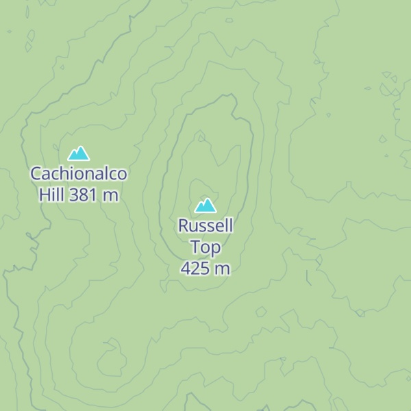 Map of Russell Top