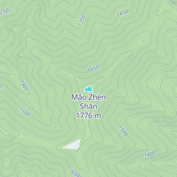 Map of Mǎo Zhèn Shān