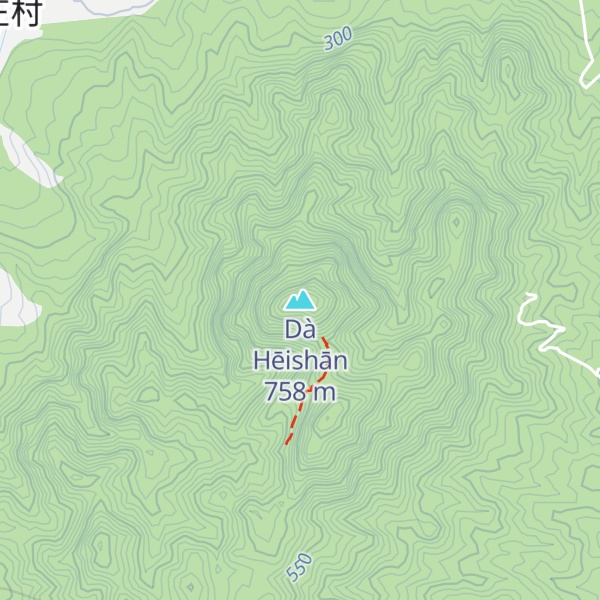 Map of Dà Hēishān