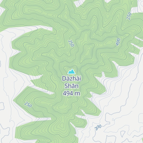 Map of Dàzhài Shān