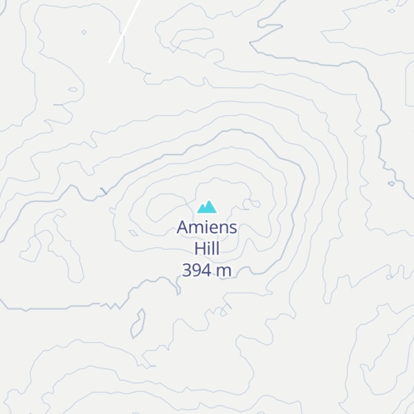 Map of Amiens Hill