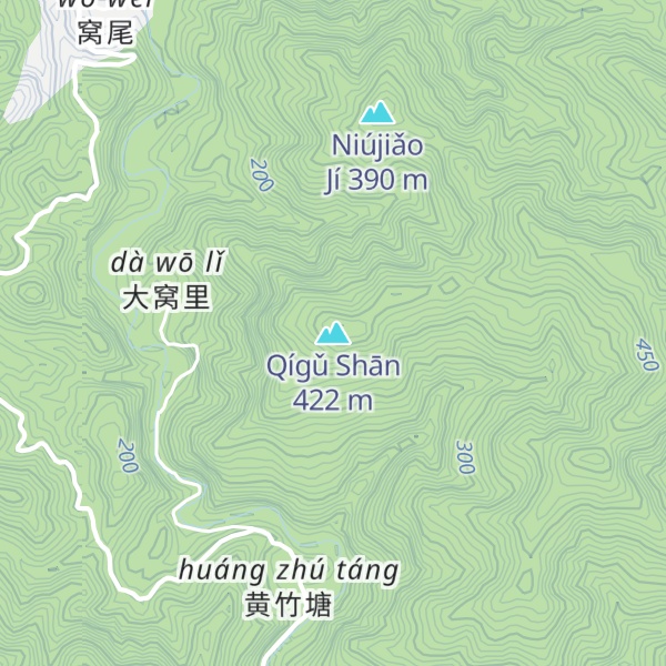Map of Qígǔ Shān