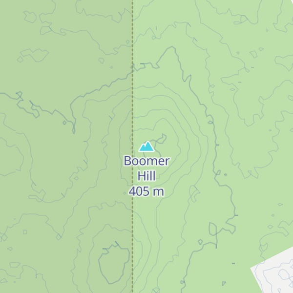 Map of Boomer Hill