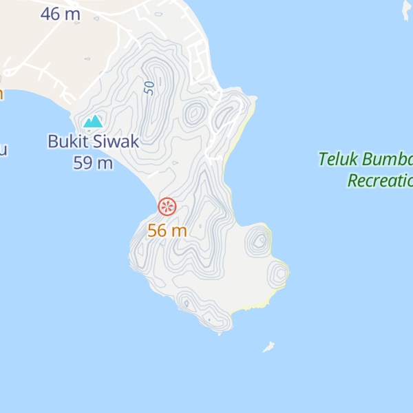 Map of Gunung Ebuak
