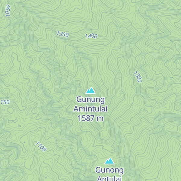 Map of Gunung Amintulai