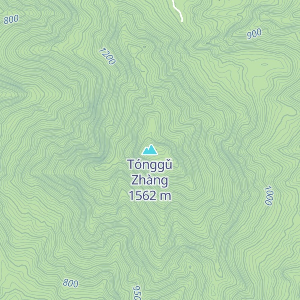 Map of Tónggǔ Zhàng