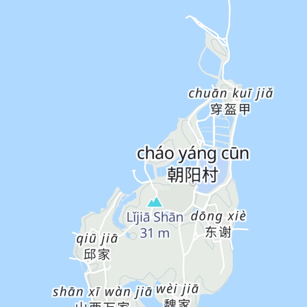 Map of Mǎ Zǐ Shān