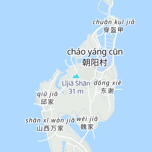Map of Lǐjiā Shān