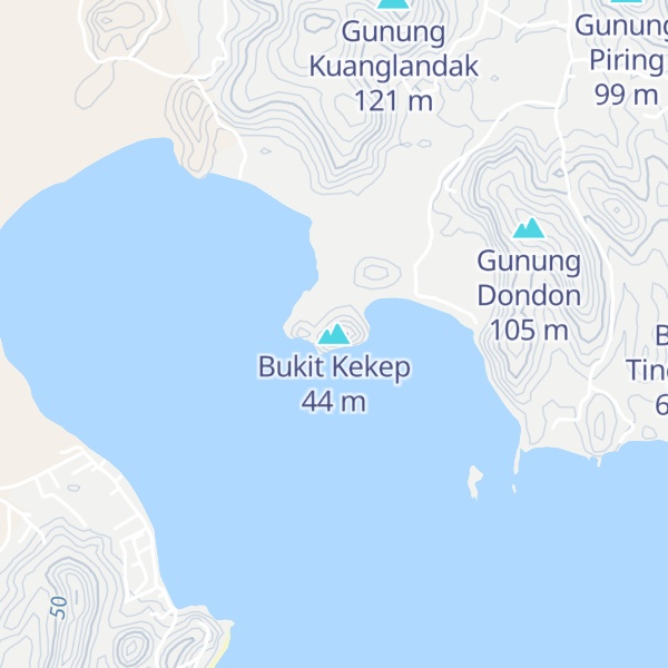 Map of Bukit Kekep