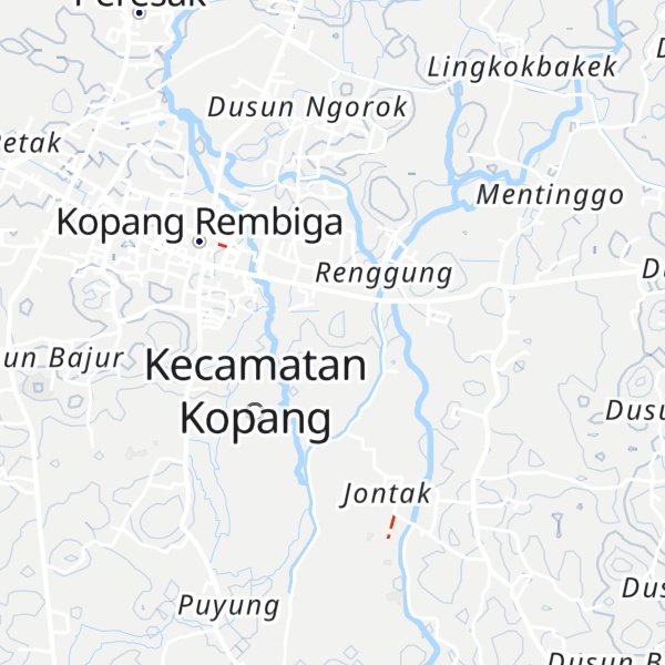 Map of Pesanggrahan Pendagi