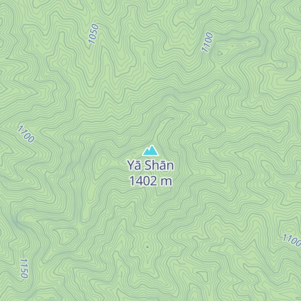 Map of Yā Shān