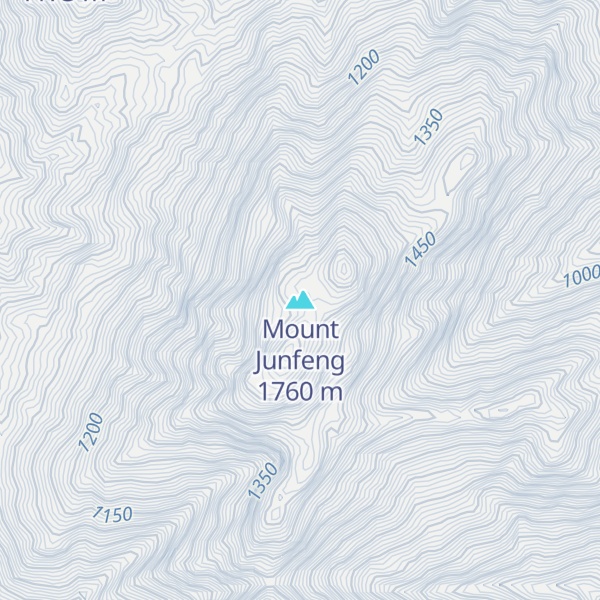 Map of Mount Junfeng