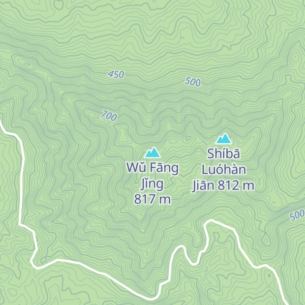 Map of Wǔ Fāng Jǐng